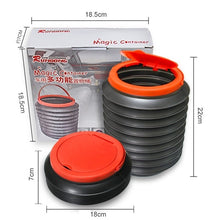 Load image into Gallery viewer, 4/18/37L Telescopic Folding Bucket Plastic Car Trash Can Outdoor Fishing Bucket Vehicle Cleaning Foldable Garbage Storage Bucket