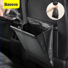 Load image into Gallery viewer, Baseus Car Organizer Backseat Storage Bag Magnetic Auto Pocket Holder Car Accessories Car Trash Bin Garbage Can Dustbin Car Bag
